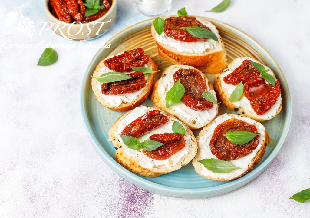 No momento, você está visualizando Bruschetta de Tomate e Manjericão e Harmonizações